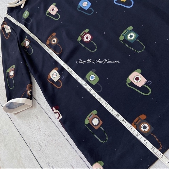 Ted Baker RARE mod telephone print shift dress *shop@iamwarrior - Picture 9 of 15